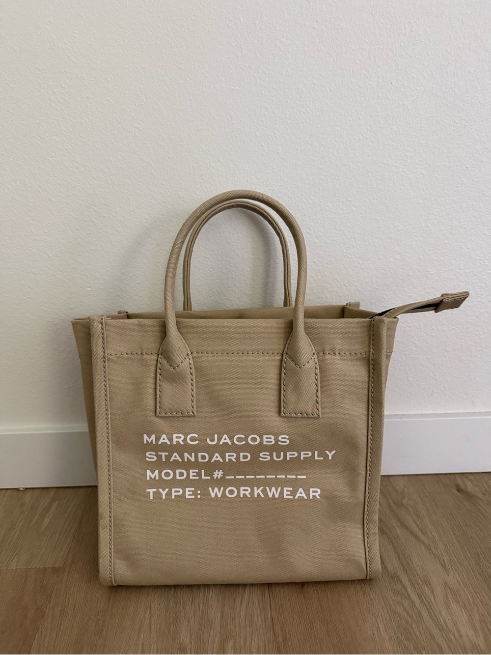 Marc Jacobs Beige Canvas Workwear Tote